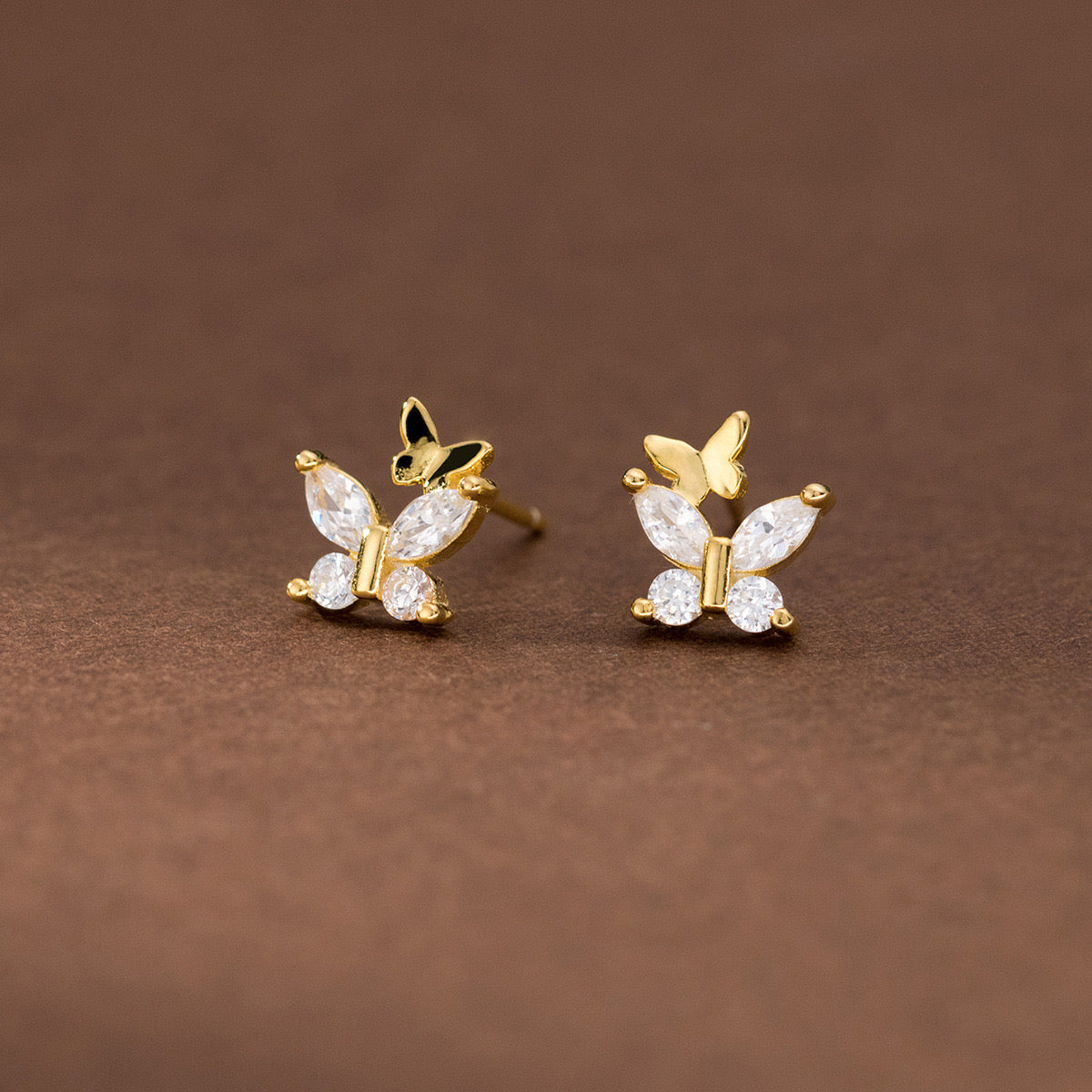 Sterling Silver Butterfly Earrings
