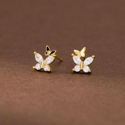 Sterling Silver Butterfly Earrings