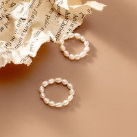 Adjustable Cultured Pearl Ring