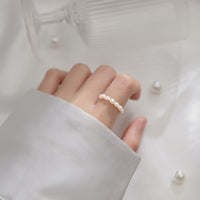 Adjustable Cultured Pearl Ring
