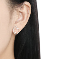 Sterling Silver Shell Pearl Earrings