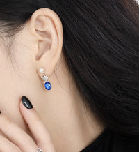Cubic Zirconia Sterling Silver Earrings