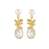 Cubic Zirconia Sterling Silver Earrings