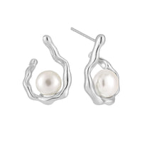 Freshwater Pearl Sterling Silver Earrings