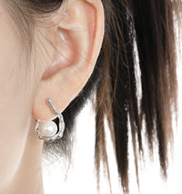 Freshwater Pearl Sterling Silver Earrings