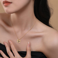 Gold Plated Sterling Silver Turquoise Evil Eye Necklace