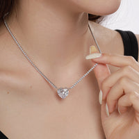 Sterling Silver Heart Pendant Necklace