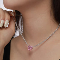 Sterling Silver Heart Pendant Necklace