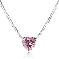 Sterling Silver Heart Pendant Necklace
