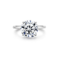 Sterling Silver 3ct Cubic Zirconia Solitaire Ring