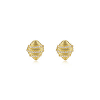 Gold Plated Croissant Earrings