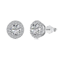 Sterling Silver Cubic Zirconia Dainty Earrings