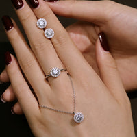 Sterling Silver Dainty Ring with Cubic Zirconia