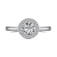 Sterling Silver Dainty Ring with Cubic Zirconia