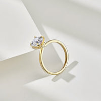 Sterling Silver Rhodium Plated Hand Cut Ring