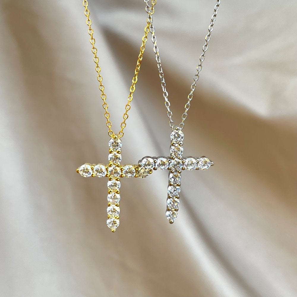 Sterling Silver Timeless Cross Necklace