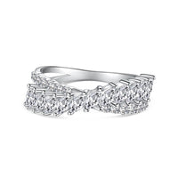 Sterling Silver Multi-Color Marquise Ring