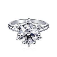 Sterling Silver Cubic Zirconia Ring