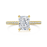 Gold Plated Sterling Silver 8A Ring