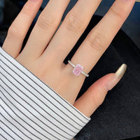 Hand Cut 8A Ice Flower Cut Ring