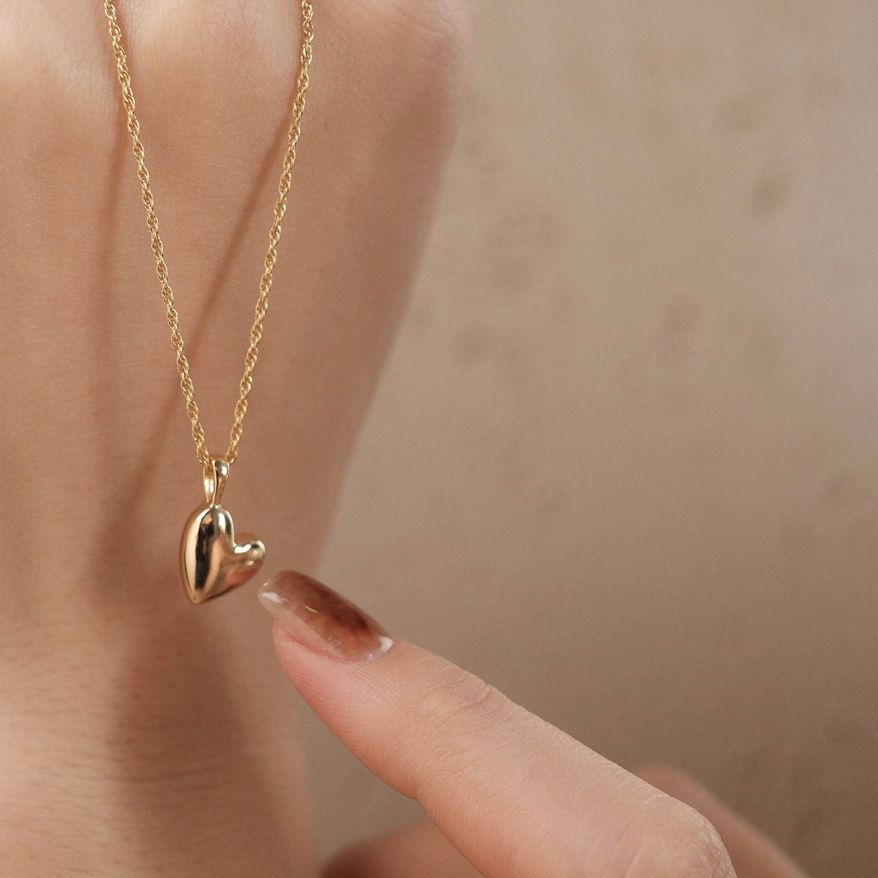 Sterling Silver Heart Pendant Necklace