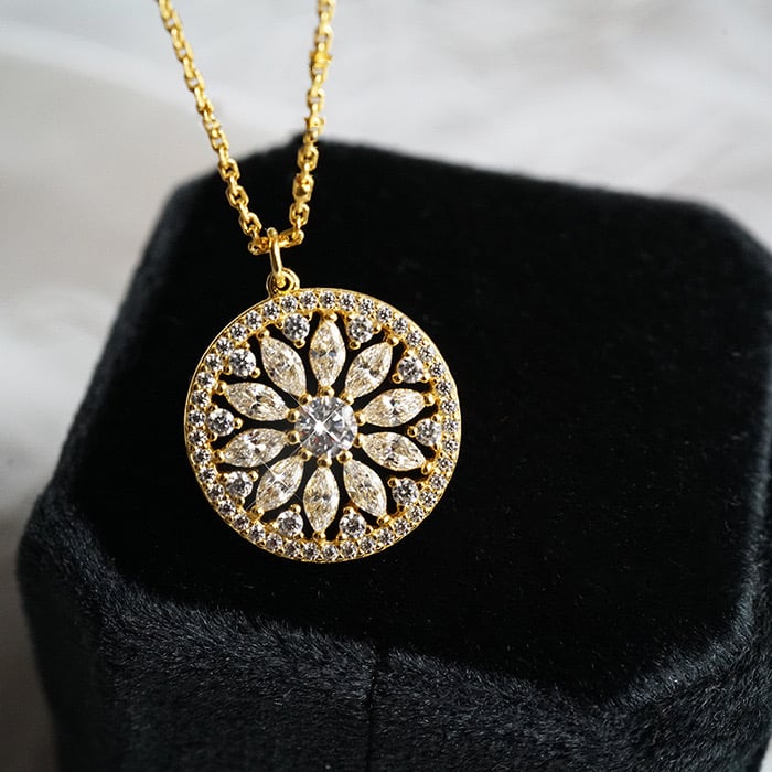 Sterling Silver Cubic Zirconia Necklace