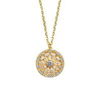 Sterling Silver Cubic Zirconia Necklace