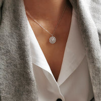 Sterling Silver Cubic Zirconia Necklace