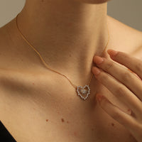 Sterling Silver Heart Pendant Necklace