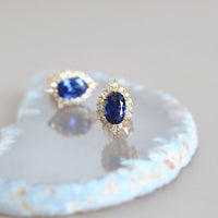 Rhodium Plated Sterling Silver Cubic Zirconia Earrings