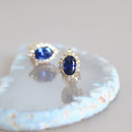 Rhodium Plated Sterling Silver Cubic Zirconia Earrings