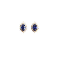 Rhodium Plated Sterling Silver Cubic Zirconia Earrings