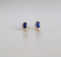 Rhodium Plated Sterling Silver Cubic Zirconia Earrings