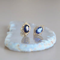 Rhodium Plated Sterling Silver Cubic Zirconia Earrings