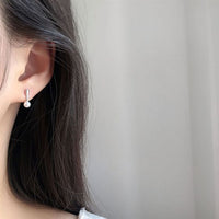 Asymmetry Question and Exclamation Shell Pearl Sterling Silver Earrings