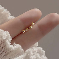 Mini Geometric Crystal Sterling Silver Stud Earrings