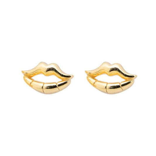 Mini Lips 925 Sterling Silver Stud Earrings