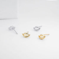 Mini Lips 925 Sterling Silver Stud Earrings