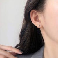 Mini Lips 925 Sterling Silver Stud Earrings