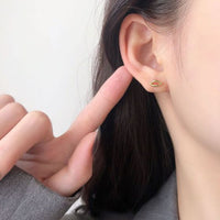 Mini Lips 925 Sterling Silver Stud Earrings