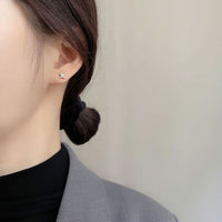 Asymmetrical Crystal Star Stud Earrings