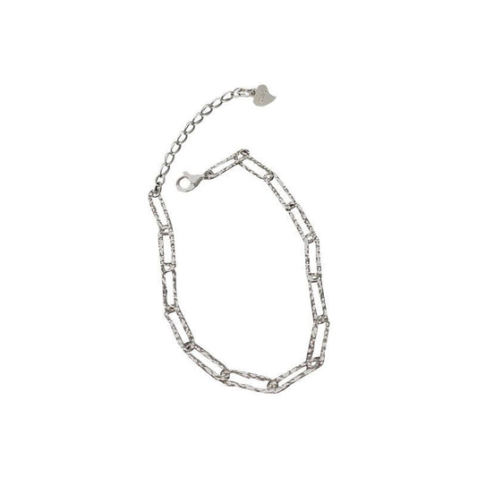 Modern Hollow Chain Sterling Silver Bracelet