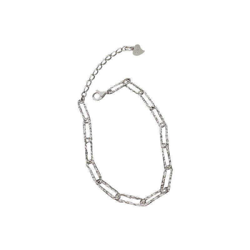 Modern Hollow Chain Sterling Silver Bracelet