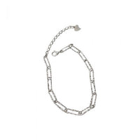 Modern Hollow Chain Sterling Silver Bracelet