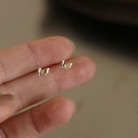 Mini Butterfly 925 Sterling Silver Stud Earrings