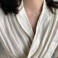 Heart Chain Necklace, 925 Sterling Silver