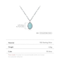 Vintage Irregular Wave Opal Necklace