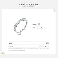Sterling Silver 5A Classic Ring