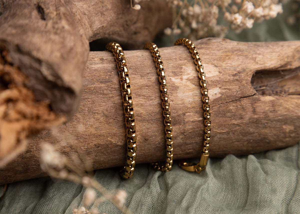 18K Gold PVD Chain Bracelet