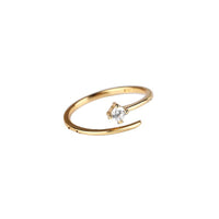 Modern Meteor Crystal Adjustable Ring